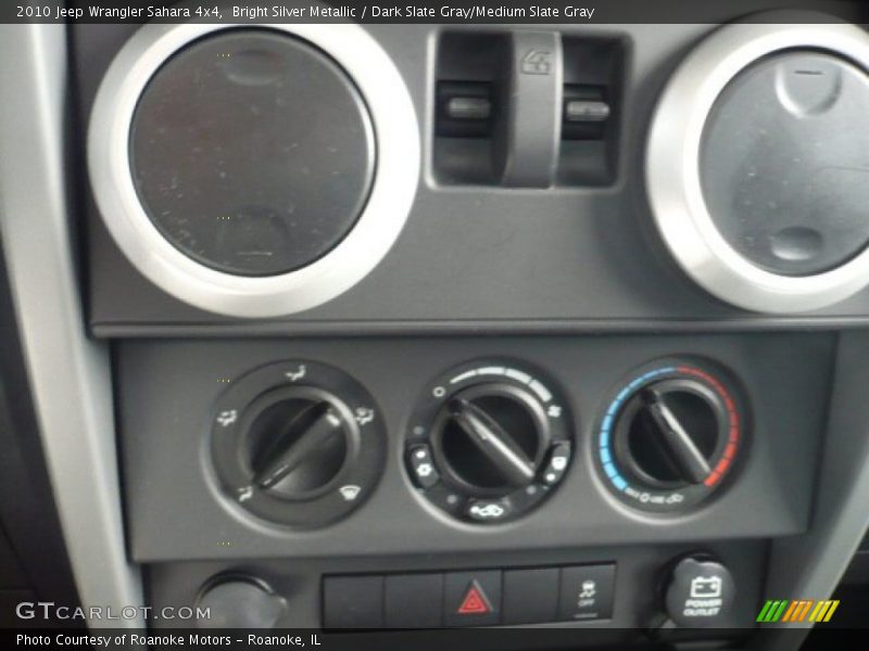 Bright Silver Metallic / Dark Slate Gray/Medium Slate Gray 2010 Jeep Wrangler Sahara 4x4
