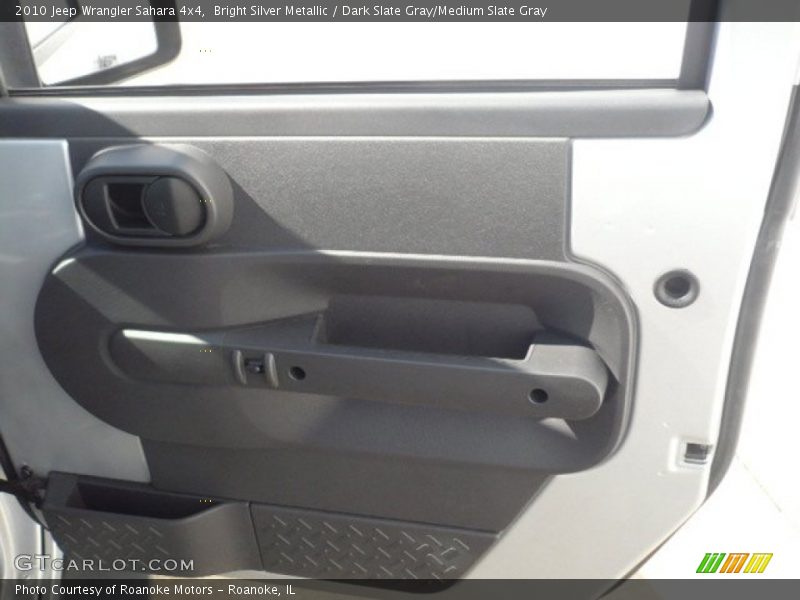 Bright Silver Metallic / Dark Slate Gray/Medium Slate Gray 2010 Jeep Wrangler Sahara 4x4