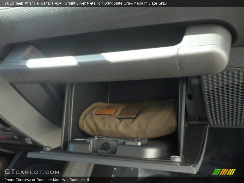 Bright Silver Metallic / Dark Slate Gray/Medium Slate Gray 2010 Jeep Wrangler Sahara 4x4