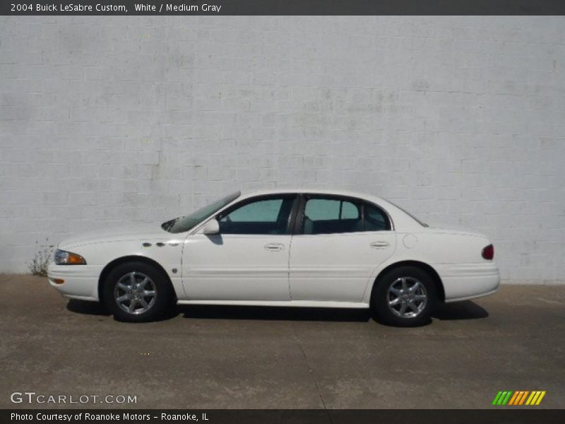 White / Medium Gray 2004 Buick LeSabre Custom