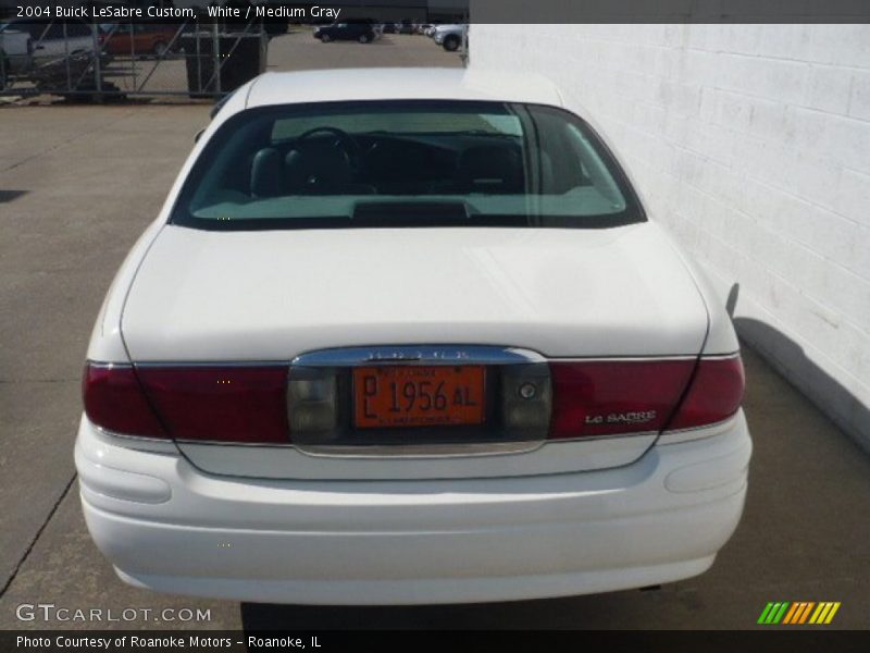 White / Medium Gray 2004 Buick LeSabre Custom