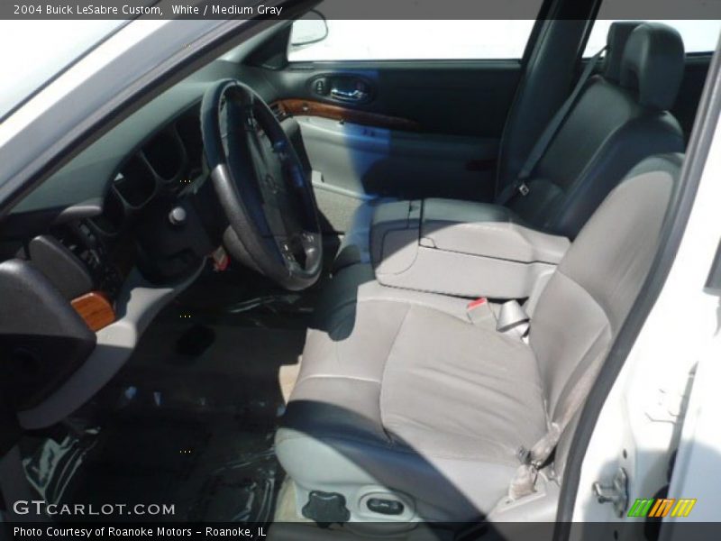 White / Medium Gray 2004 Buick LeSabre Custom