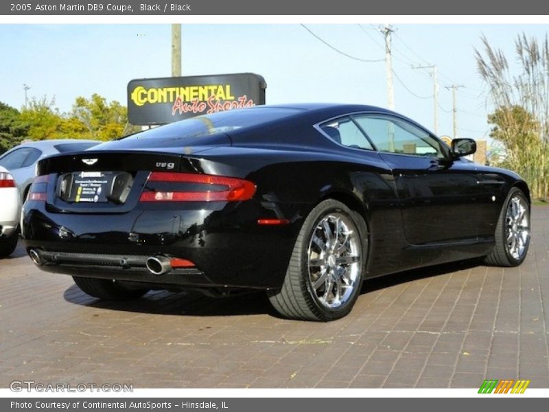 Black / Black 2005 Aston Martin DB9 Coupe