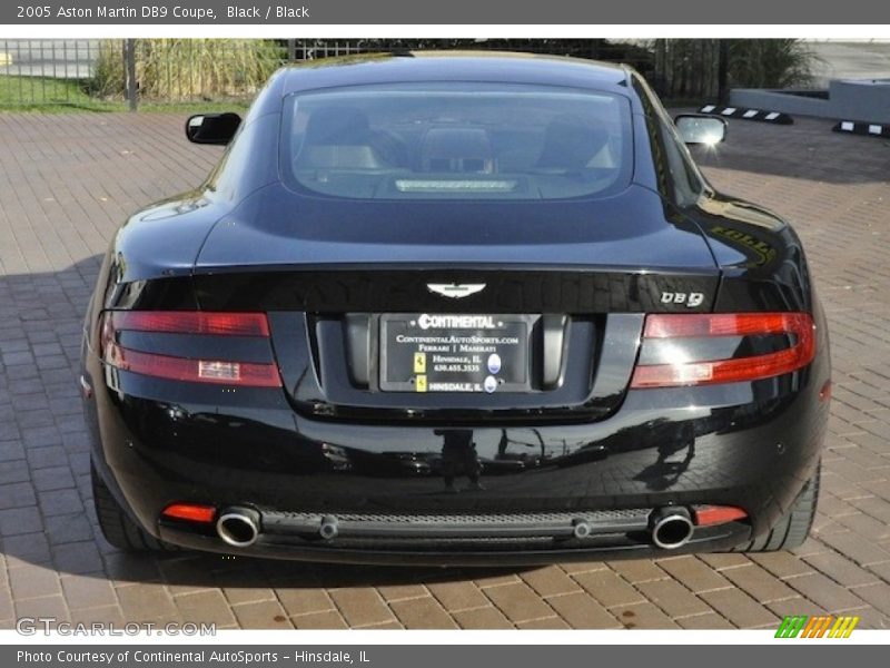 Black / Black 2005 Aston Martin DB9 Coupe