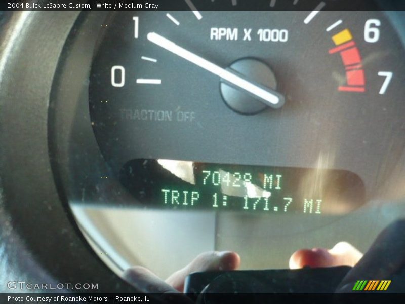 White / Medium Gray 2004 Buick LeSabre Custom