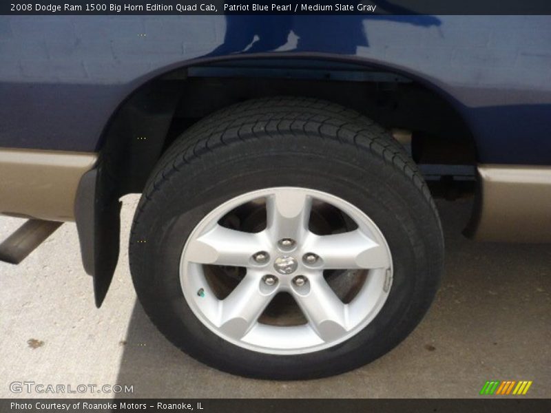 Patriot Blue Pearl / Medium Slate Gray 2008 Dodge Ram 1500 Big Horn Edition Quad Cab