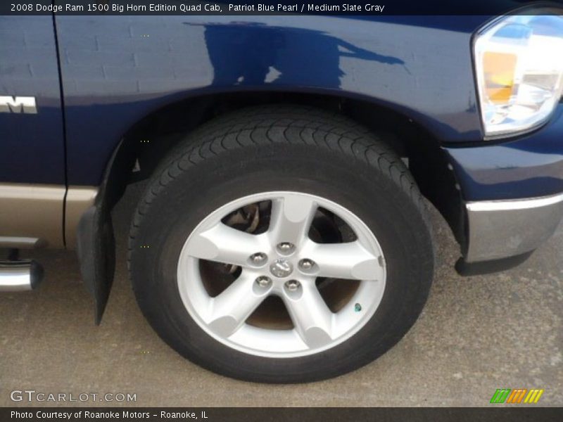 Patriot Blue Pearl / Medium Slate Gray 2008 Dodge Ram 1500 Big Horn Edition Quad Cab