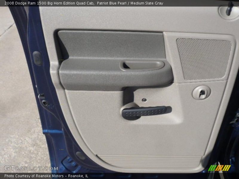 Patriot Blue Pearl / Medium Slate Gray 2008 Dodge Ram 1500 Big Horn Edition Quad Cab