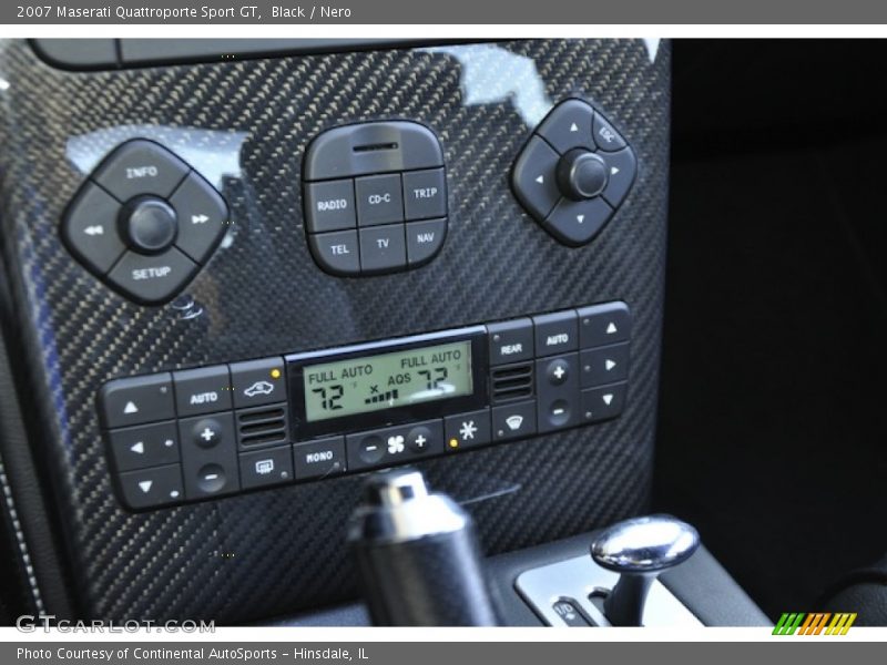 Controls of 2007 Quattroporte Sport GT