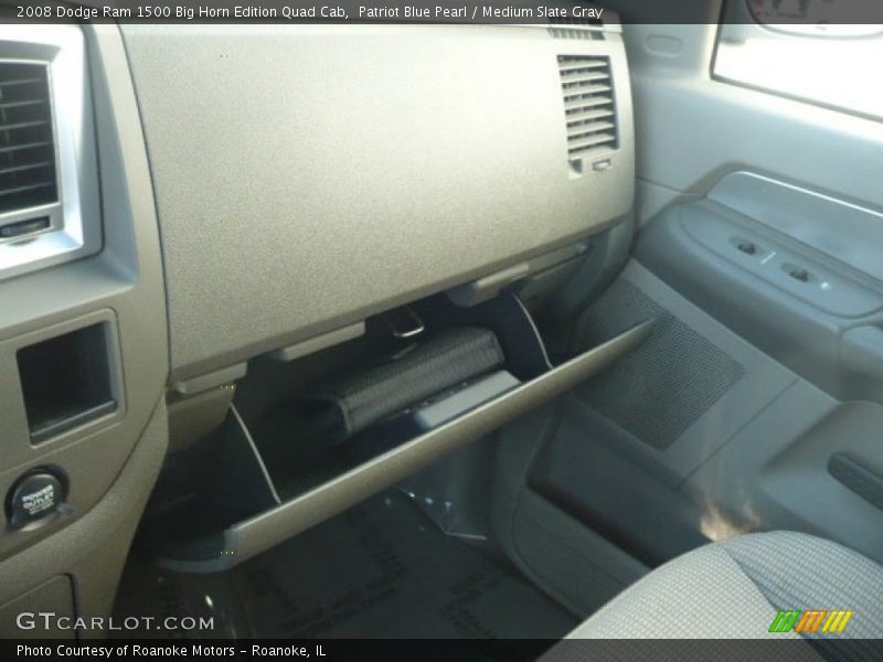 Patriot Blue Pearl / Medium Slate Gray 2008 Dodge Ram 1500 Big Horn Edition Quad Cab