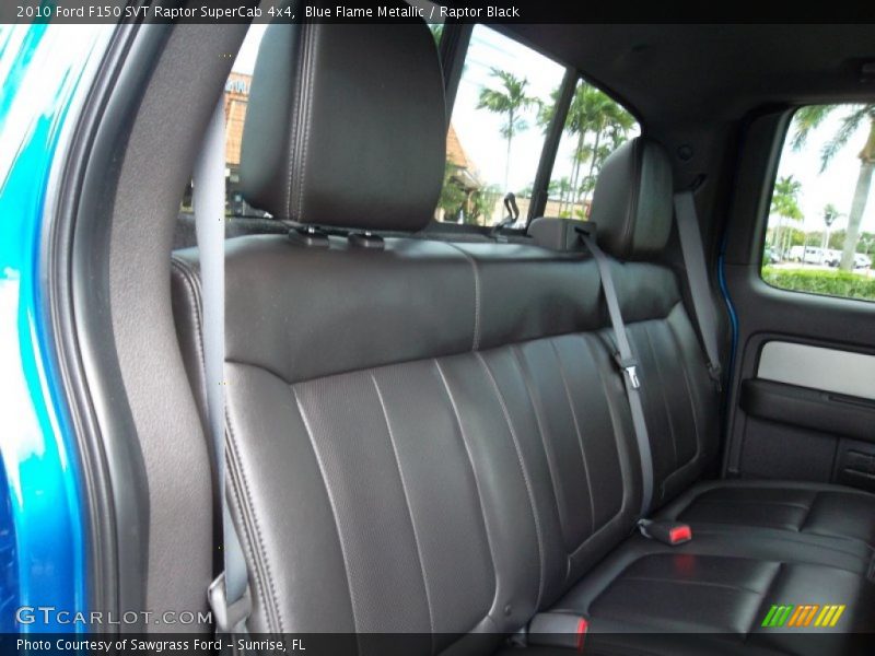  2010 F150 SVT Raptor SuperCab 4x4 Raptor Black Interior