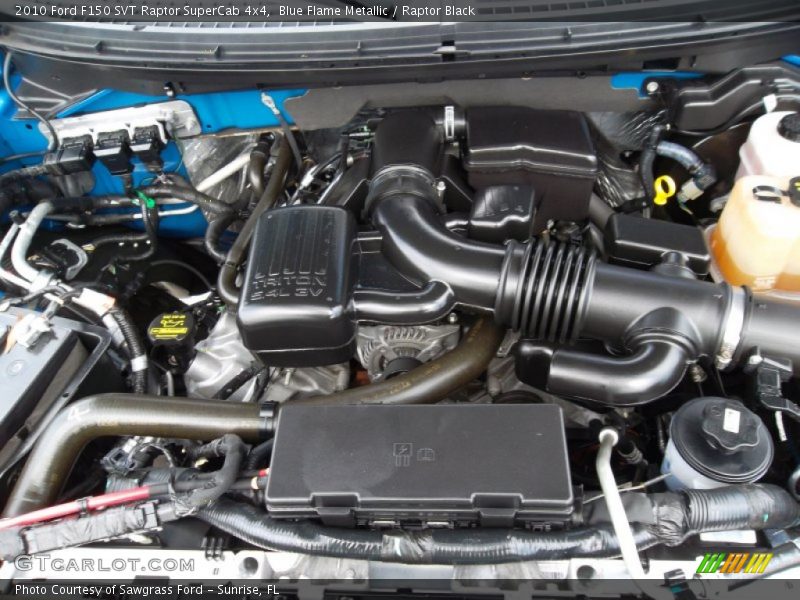  2010 F150 SVT Raptor SuperCab 4x4 Engine - 5.4 Liter Flex-Fuel SOHC 24-Valve VVT Triton V8
