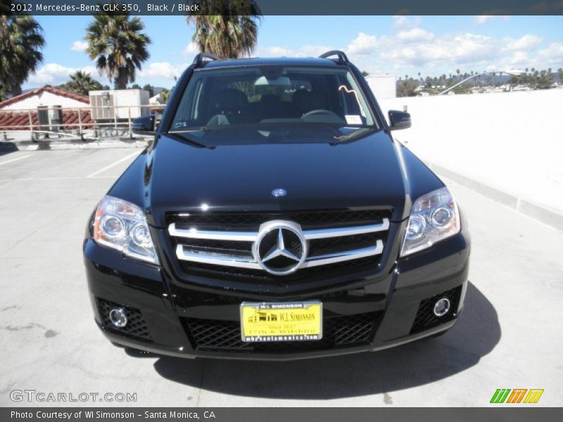 Black / Black 2012 Mercedes-Benz GLK 350