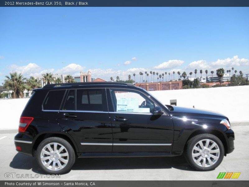 Black / Black 2012 Mercedes-Benz GLK 350