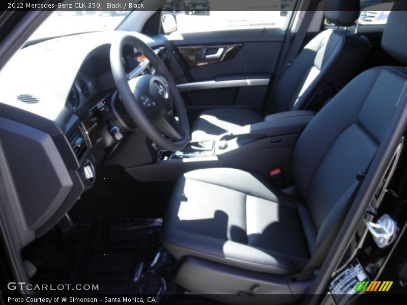 Black / Black 2012 Mercedes-Benz GLK 350