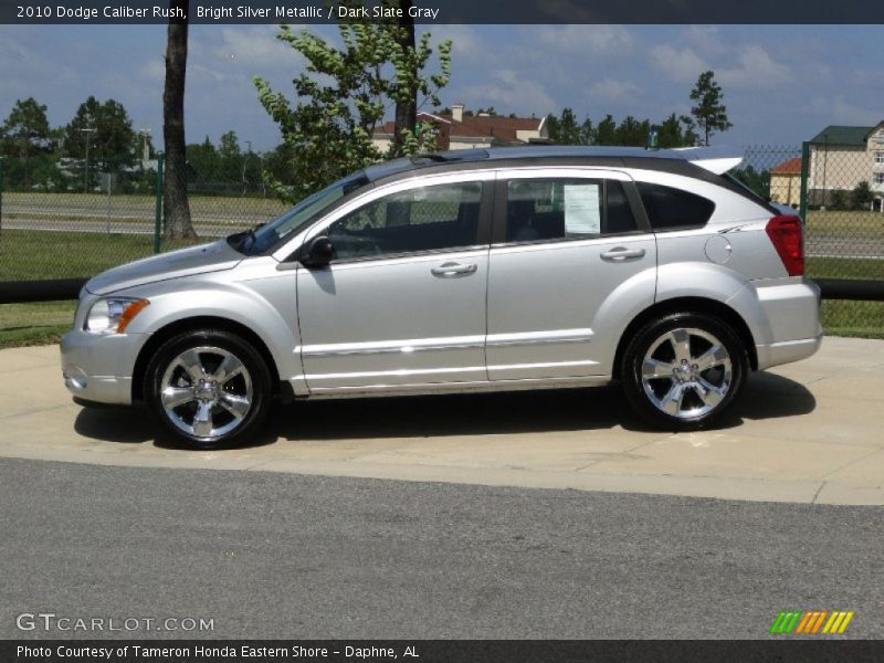 Bright Silver Metallic / Dark Slate Gray 2010 Dodge Caliber Rush