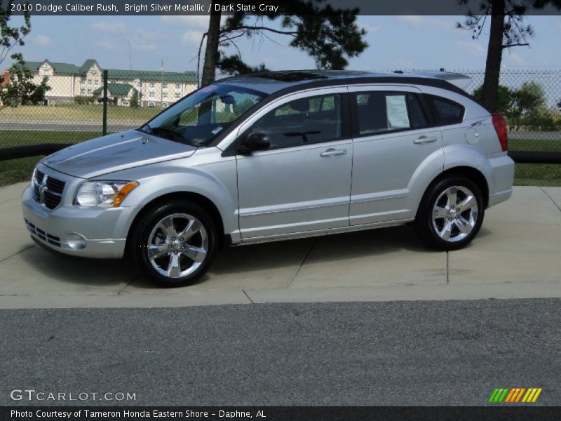 Bright Silver Metallic / Dark Slate Gray 2010 Dodge Caliber Rush