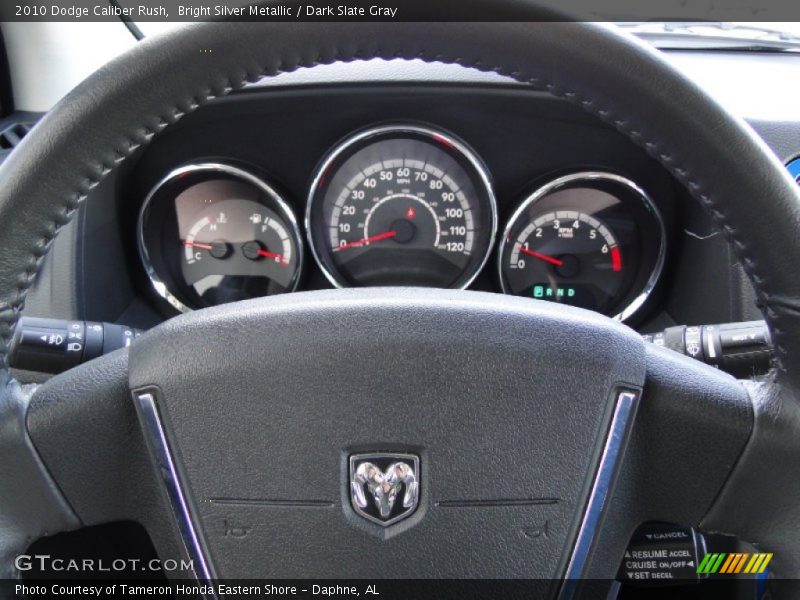 Bright Silver Metallic / Dark Slate Gray 2010 Dodge Caliber Rush