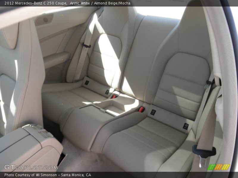 Arctic White / Almond Beige/Mocha 2012 Mercedes-Benz C 250 Coupe