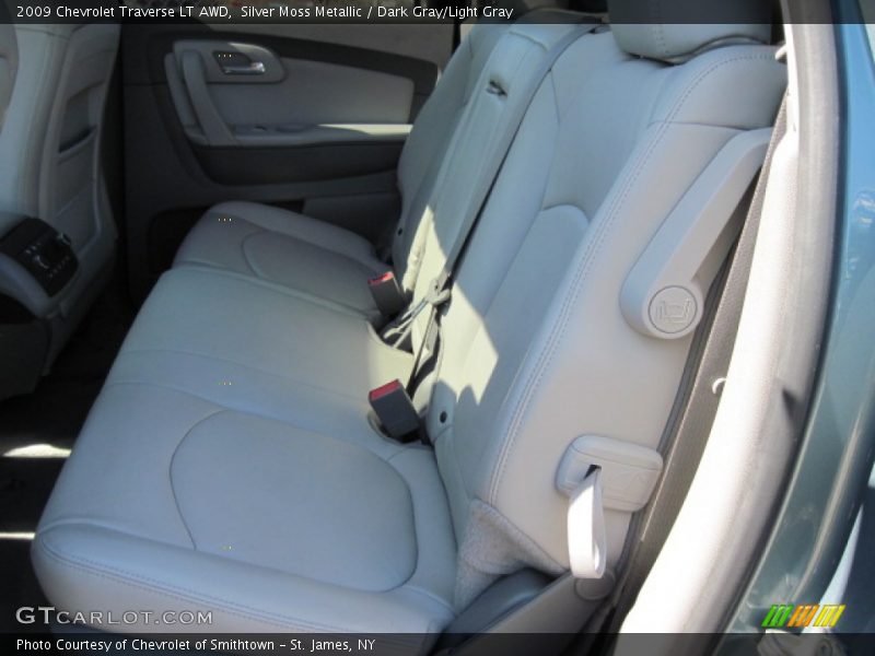 Silver Moss Metallic / Dark Gray/Light Gray 2009 Chevrolet Traverse LT AWD
