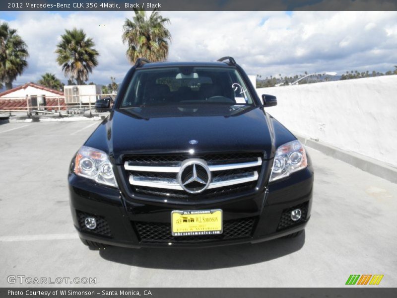 Black / Black 2012 Mercedes-Benz GLK 350 4Matic