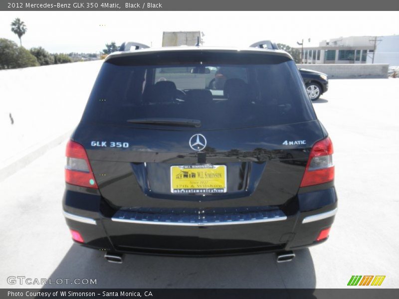 Black / Black 2012 Mercedes-Benz GLK 350 4Matic