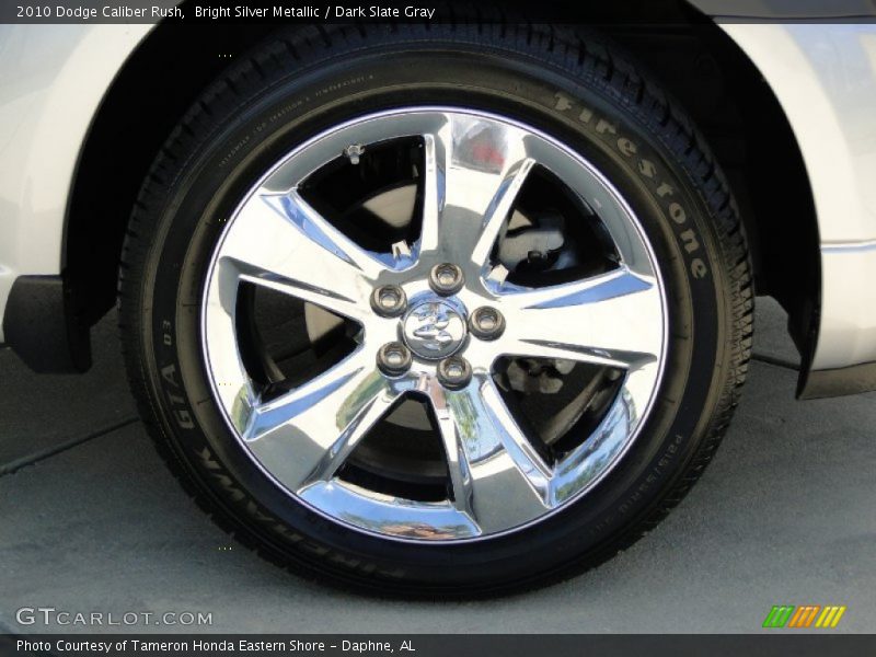 Bright Silver Metallic / Dark Slate Gray 2010 Dodge Caliber Rush