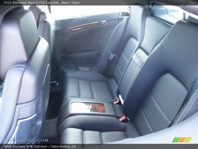  2012 E 350 Cabriolet Black Interior
