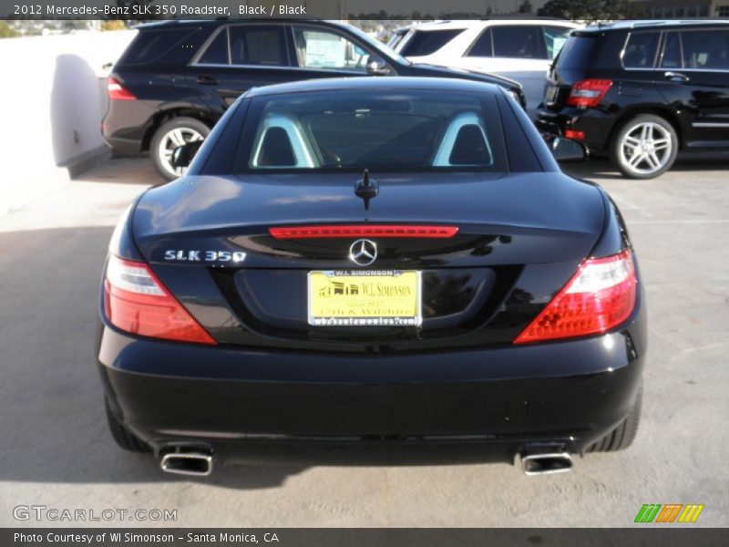 Black / Black 2012 Mercedes-Benz SLK 350 Roadster