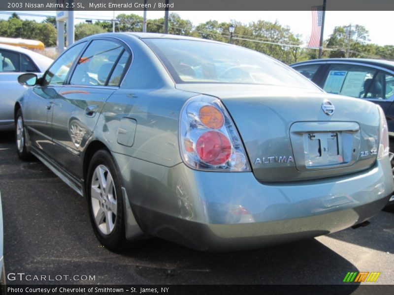 Mystic Emerald Green / Blond 2003 Nissan Altima 2.5 SL