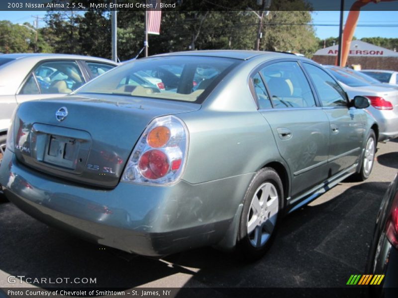 Mystic Emerald Green / Blond 2003 Nissan Altima 2.5 SL