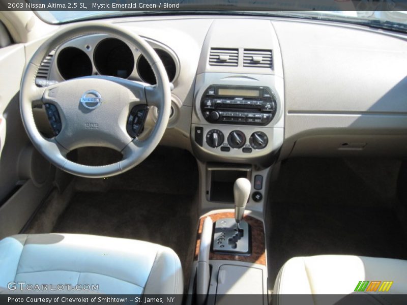 Mystic Emerald Green / Blond 2003 Nissan Altima 2.5 SL