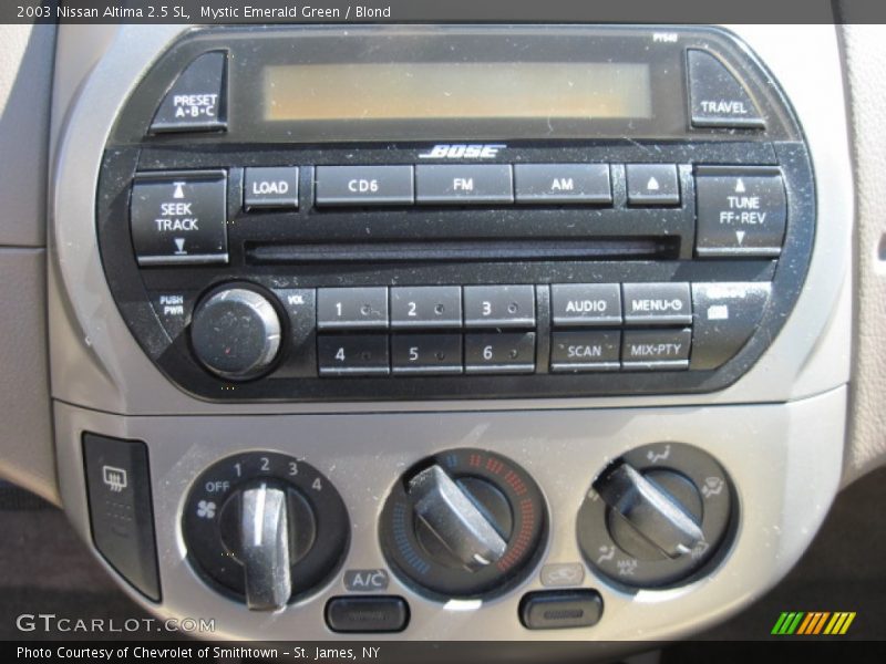 Mystic Emerald Green / Blond 2003 Nissan Altima 2.5 SL