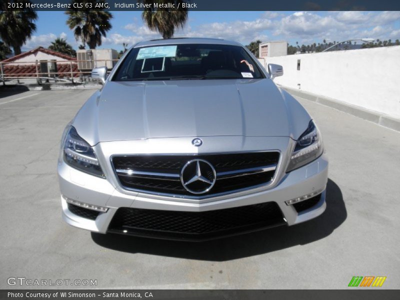 Iridium Silver Metallic / Black 2012 Mercedes-Benz CLS 63 AMG