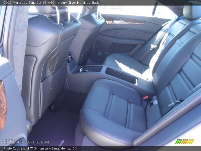 Iridium Silver Metallic / Black 2012 Mercedes-Benz CLS 63 AMG