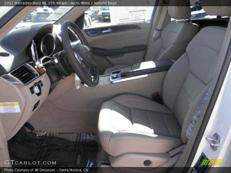 Arctic White / Almond Beige 2012 Mercedes-Benz ML 350 4Matic