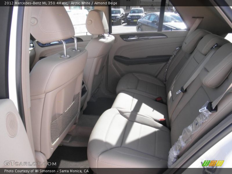 Arctic White / Almond Beige 2012 Mercedes-Benz ML 350 4Matic