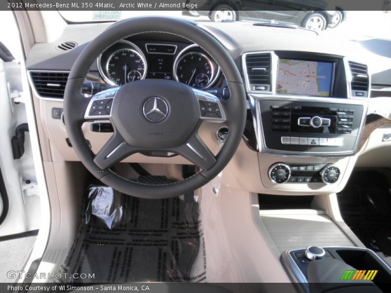 Arctic White / Almond Beige 2012 Mercedes-Benz ML 350 4Matic