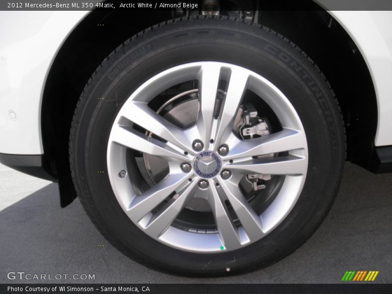 Arctic White / Almond Beige 2012 Mercedes-Benz ML 350 4Matic