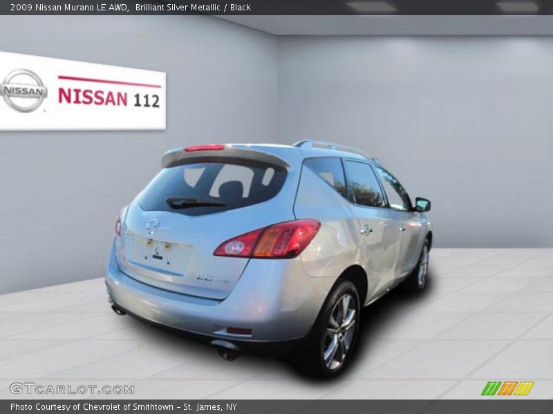 Brilliant Silver Metallic / Black 2009 Nissan Murano LE AWD