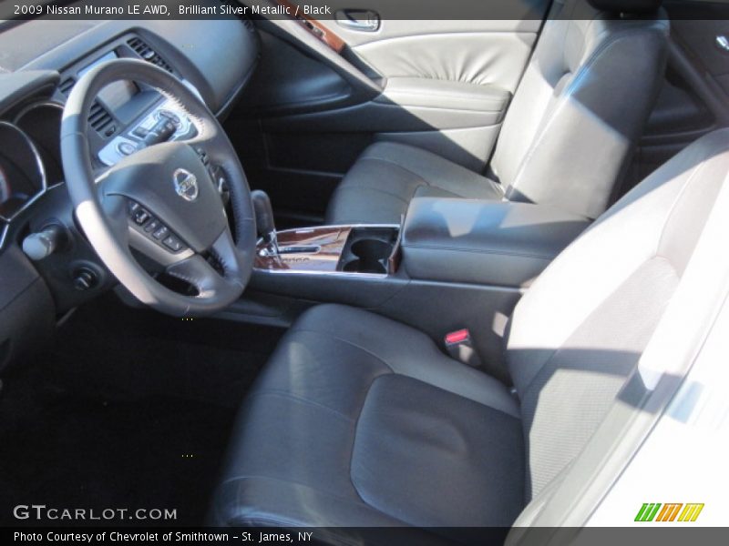 Brilliant Silver Metallic / Black 2009 Nissan Murano LE AWD