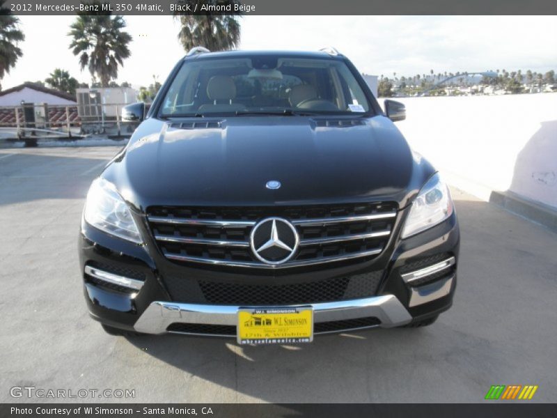 Black / Almond Beige 2012 Mercedes-Benz ML 350 4Matic