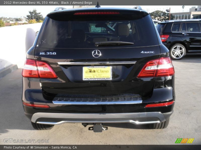 Black / Almond Beige 2012 Mercedes-Benz ML 350 4Matic