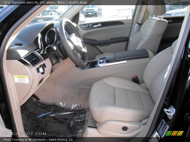 Black / Almond Beige 2012 Mercedes-Benz ML 350 4Matic