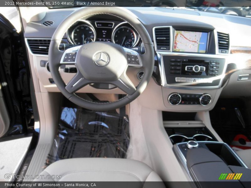 Black / Almond Beige 2012 Mercedes-Benz ML 350 4Matic