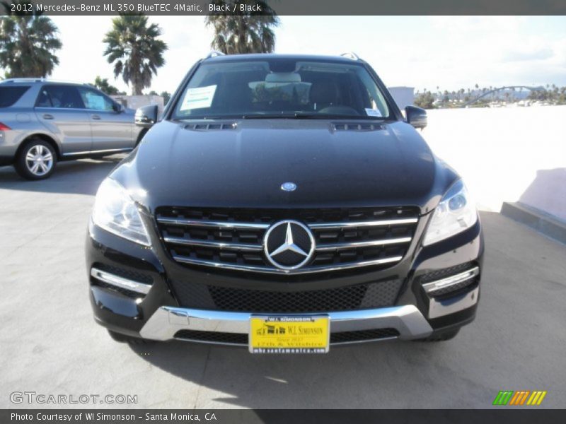 Black / Black 2012 Mercedes-Benz ML 350 BlueTEC 4Matic