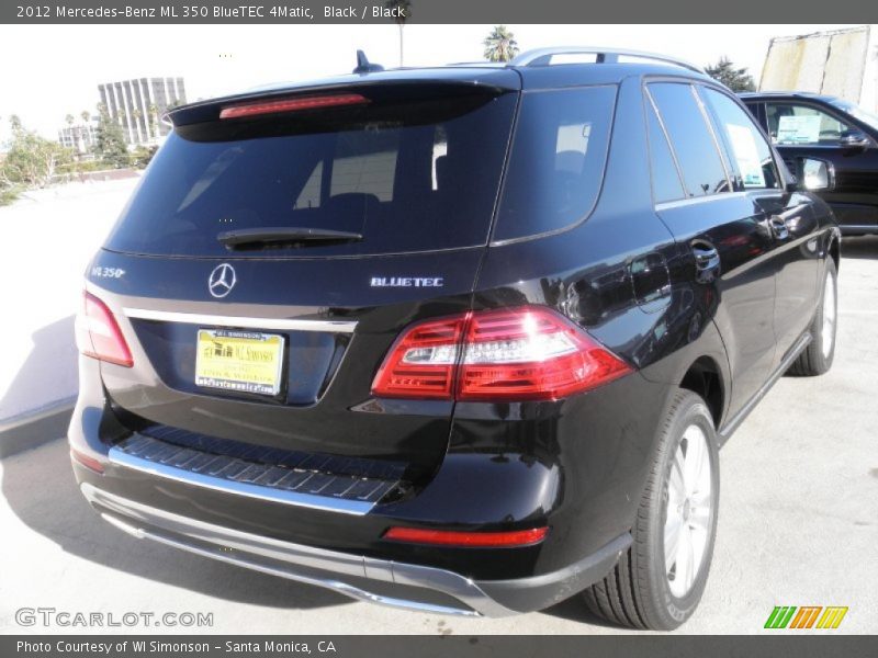 Black / Black 2012 Mercedes-Benz ML 350 BlueTEC 4Matic