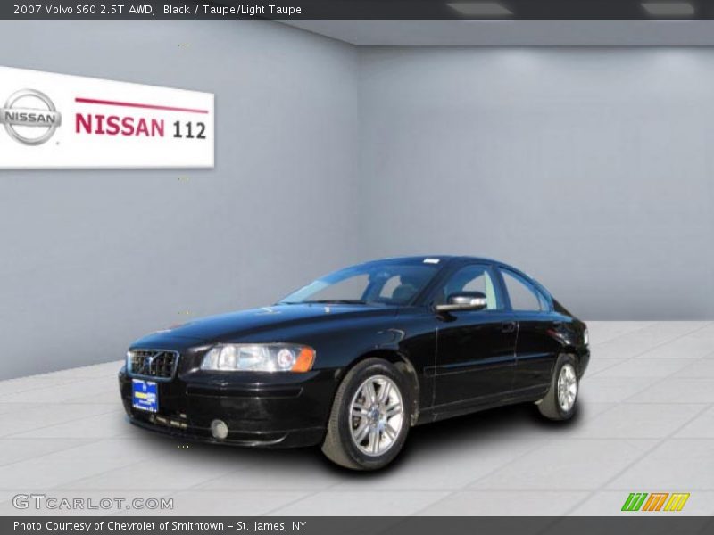 Black / Taupe/Light Taupe 2007 Volvo S60 2.5T AWD
