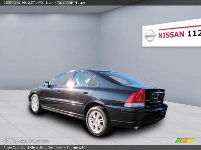Black / Taupe/Light Taupe 2007 Volvo S60 2.5T AWD