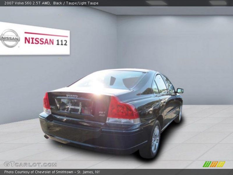 Black / Taupe/Light Taupe 2007 Volvo S60 2.5T AWD